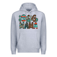 Heather Grey dog mama Premium Hoodie - RacoonDesign