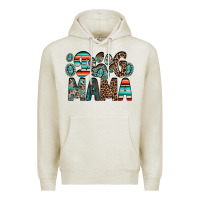 Oatmeal Heather dog mama Premium Hoodie - RacoonDesign