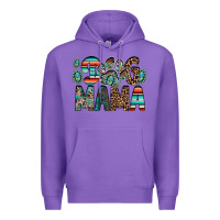 Purple dog mama Premium Hoodie - RacoonDesign