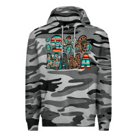 Slate Camo dog mama Premium Hoodie - RacoonDesign