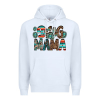 White dog mama Premium Hoodie - RacoonDesign