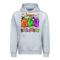 Heather Grey happy halloween jars and horror Urban Hoodie - AdoDesignShop