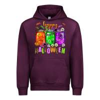 Mauve Wine happy halloween jars and horror Urban Hoodie - AdoDesignShop