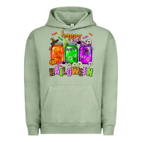 Pigment Oil Green happy halloween jars and horror Urban Hoodie - AdoDesignShop