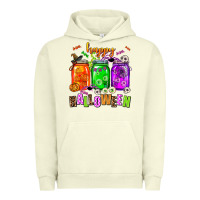 Pigment Pistachio happy halloween jars and horror Urban Hoodie - AdoDesignShop