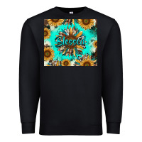 Black blessed sunflowers Premium Sweatshirt - RanaPortraitStore