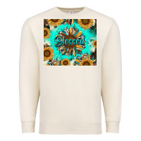 Sandshell blessed sunflowers Premium Sweatshirt - RanaPortraitStore