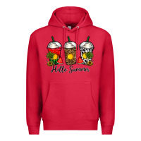 Cardinal hello summer Premium Hoodie - CowhideDigitalArt