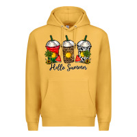 Mustard hello summer Premium Hoodie - CowhideDigitalArt
