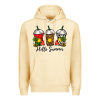 Pina Colada hello summer Premium Hoodie - CowhideDigitalArt
