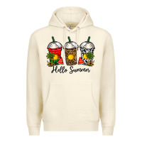 Sandshell hello summer Premium Hoodie - CowhideDigitalArt