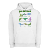 Pigment Lunar Rock god says i am dinosaurs Urban Hoodie - JahusDesignShop