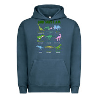 Pigment Midnight Navy god says i am dinosaurs Urban Hoodie - JahusDesignShop