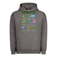 Pigment Tornado god says i am dinosaurs Urban Hoodie - JahusDesignShop
