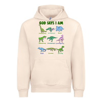 Sandshell god says i am dinosaurs Urban Hoodie - JahusDesignShop