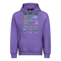 Tulip god says i am dinosaurs Urban Hoodie - JahusDesignShop