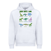 White god says i am dinosaurs Urban Hoodie - JahusDesignShop