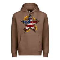 Chestnut western 4th of july star Premium Hoodie - HRA Design Shop