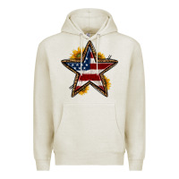 Oatmeal Heather western 4th of july star Premium Hoodie - HRA Design Shop