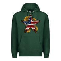 Sports Green western 4th of july star Premium Hoodie - HRA Design Shop