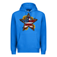 True Royal western 4th of july star Premium Hoodie - HRA Design Shop