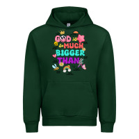 Foreset Green god is bigger design Urban Hoodie - JahusDesignShop