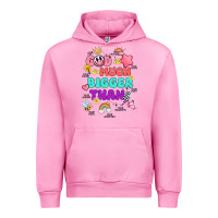 Fuchsia Pink god is bigger design Urban Hoodie - JahusDesignShop