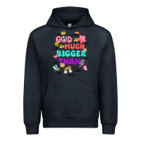 Navy god is bigger design Urban Hoodie - JahusDesignShop