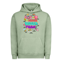 Pigment Oil Green god is bigger design Urban Hoodie - JahusDesignShop