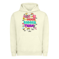 Pigment Pistachio god is bigger design Urban Hoodie - JahusDesignShop
