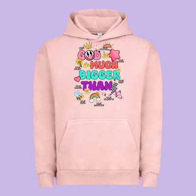 God Is Bigger Design Urban Hoodie Designed By Jahusdesignshop