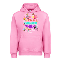 Fuchsia Pink god is bigger design Urban Hoodie - JahusDesignShop