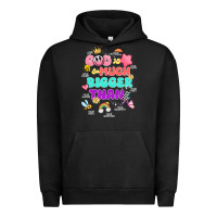 Pigment Black god is bigger design Urban Hoodie - JahusDesignShop