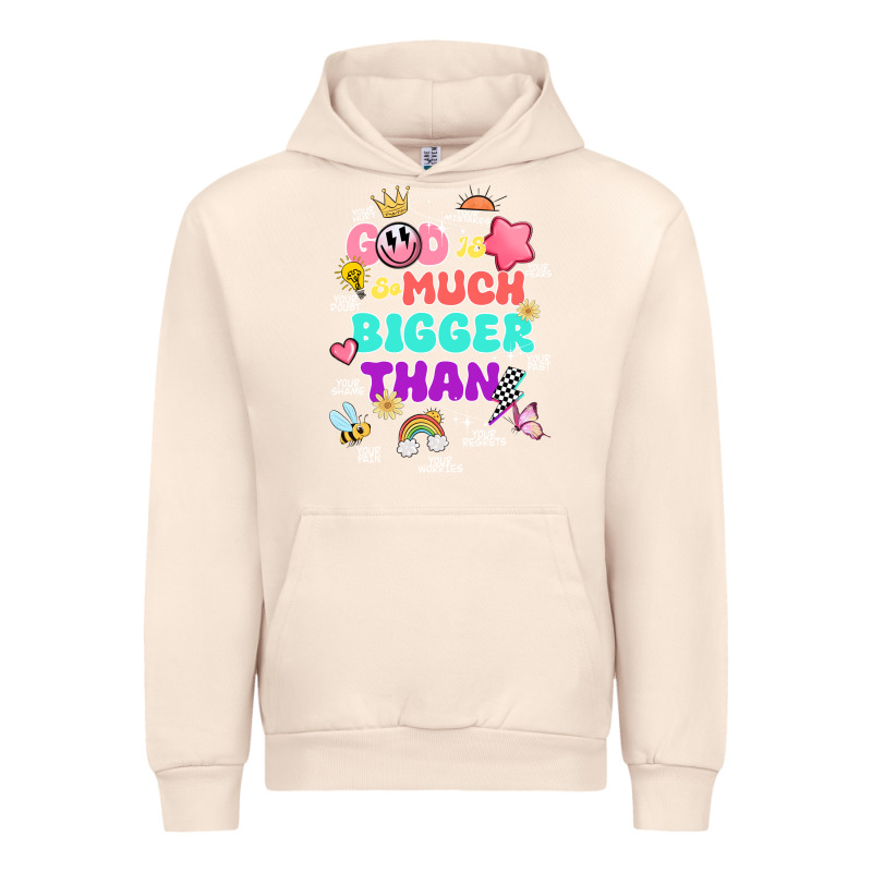 God Is Bigger Design Urban Hoodie by JahusDesignShop | Teevron