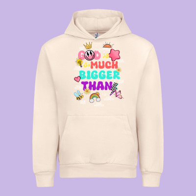 God Is Bigger Design Urban Hoodie Designed By Jahusdesignshop