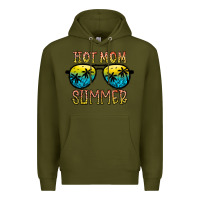 Army Green hot mom summer Premium Hoodie - CowhideDigitalArt