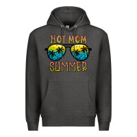 Charcoal Heather hot mom summer Premium Hoodie - CowhideDigitalArt