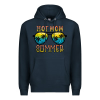 Navy hot mom summer Premium Hoodie - CowhideDigitalArt