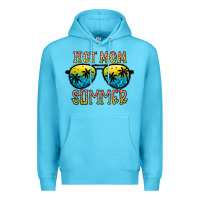 Ocean Blue hot mom summer Premium Hoodie - CowhideDigitalArt