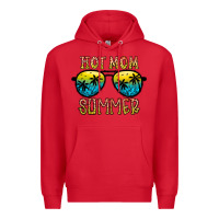 Red hot mom summer Premium Hoodie - CowhideDigitalArt