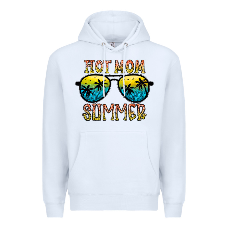 Hot Mom Summer Premium Hoodie by CowhideDigitalArt | Teevron
