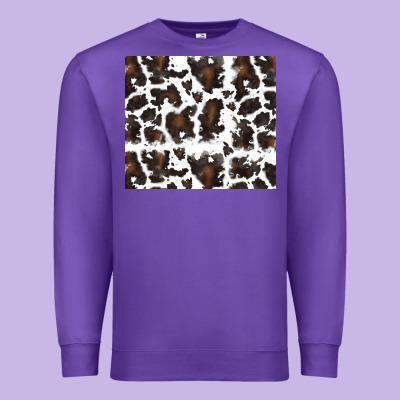 Premium Sweatshirt cowhide pattern