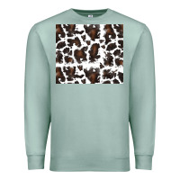 Seafoam cowhide pattern Premium Sweatshirt - RanaPortraitStore
