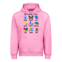 Fuchsia Pink god says i am autism Urban Hoodie - JahusDesignShop