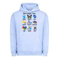 Pigment Grape Ice god says i am autism Urban Hoodie - JahusDesignShop