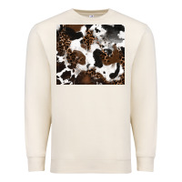 Sandshell cowhide and leopard pattern Premium Sweatshirt - RanaPortraitStore