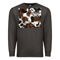 Smoke cowhide and leopard pattern Premium Sweatshirt - RanaPortraitStore