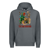 Rock Skeleton tis the season Premium Hoodie - FaDigitalArtStudio