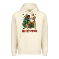 Sandshell Skeleton tis the season Premium Hoodie - FaDigitalArtStudio