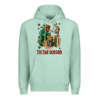 Seafoam Skeleton tis the season Premium Hoodie - FaDigitalArtStudio